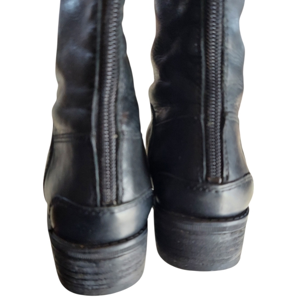 Sam Edelman Penny Black Leather Riding Boot - Picture 8 of 14